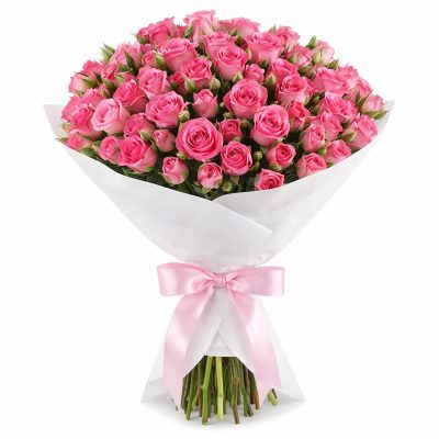 Монобукет из розовых роз «Извинение»