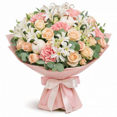 Цветочный букет «Лесной поцелуй»