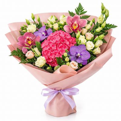 Дизайнерский букет «Утренний блеск»