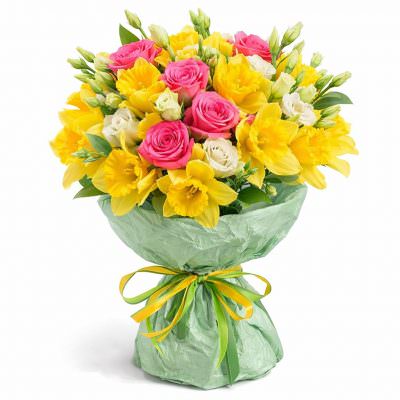 Дизайнерский букет цветов «Весенний восторг»