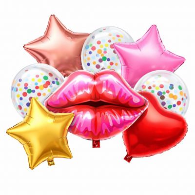 Букет из шаров «Любовный поцелуй»