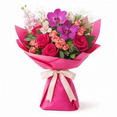 Подарочный букет цветов «Сиреневая нежность»