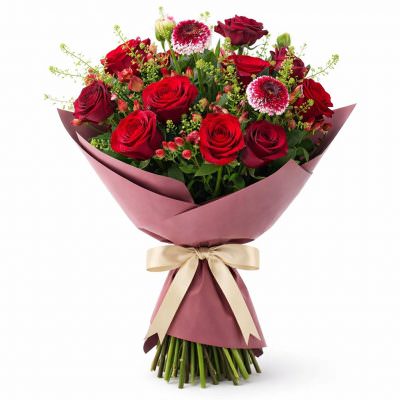 Красивый букет живых цветов «Романтика»