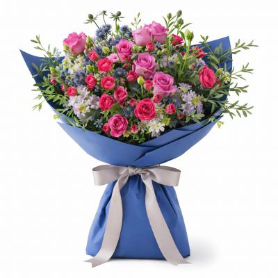 Цветочный букет «Нежный вечер»