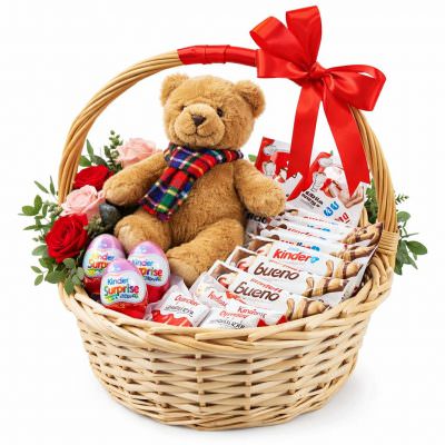 Корзина подарочная «Сладкое счастье»