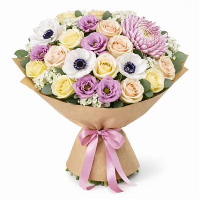 Дизайнерский букет цветов «Ботанический шарм»