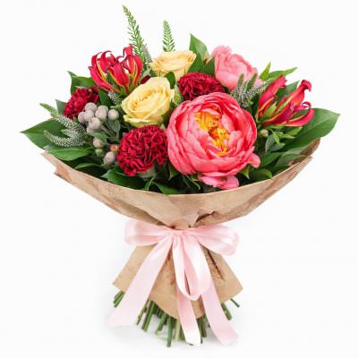 Сезонный букет «Светлый вечер»