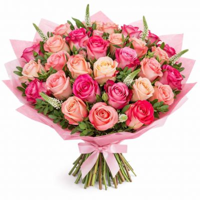 Букет из роз «Нежная симфония»