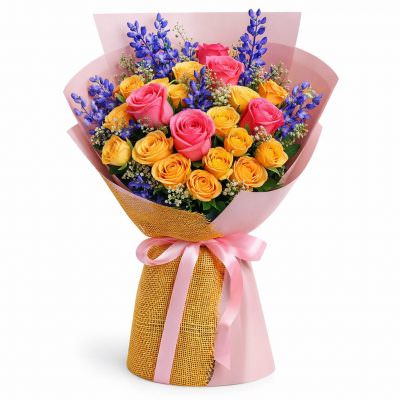 Букет из роз «Сказочный закат»