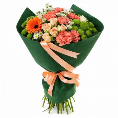 Дизайнерский букет «Оранжевое настроение»