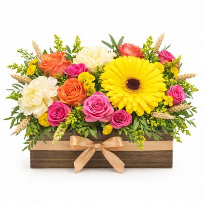 Цветочный ящик «Живой блеск»