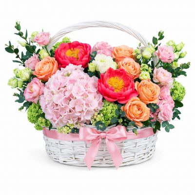 Праздничная композиция живых цветов «Цветочный сон»