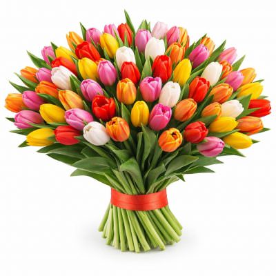 Акция! Тюльпаны 51 шт.